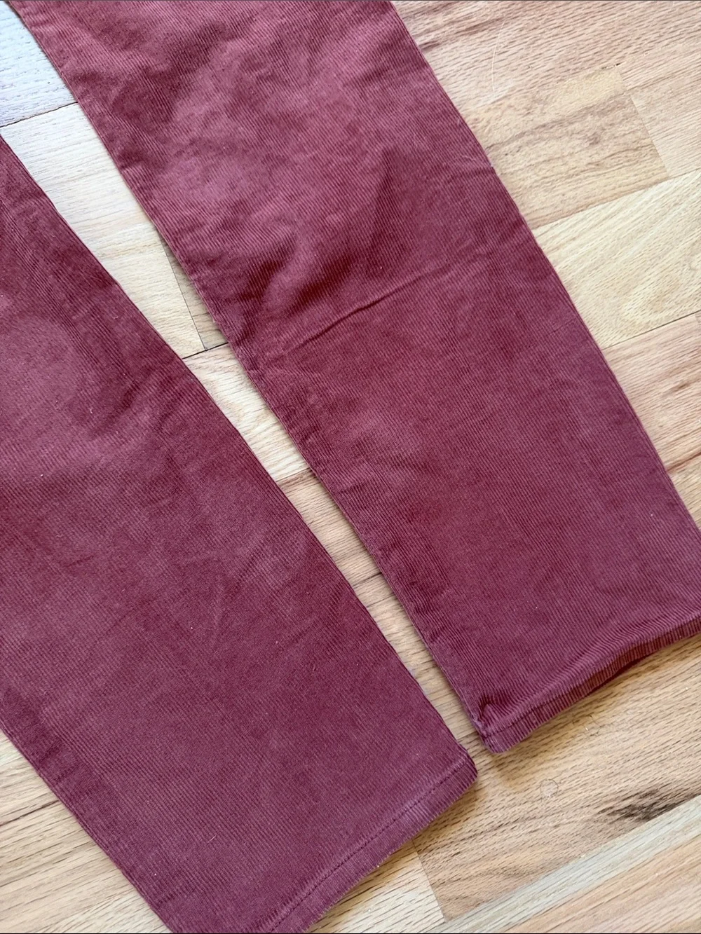 J. Crew Men's Style 250 Corduroy Pants in Rust Red Waist 34 x Length 34